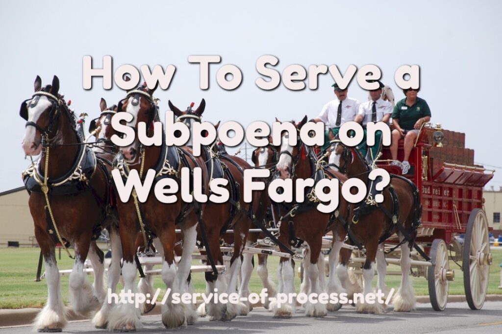 wells fargo subpoena